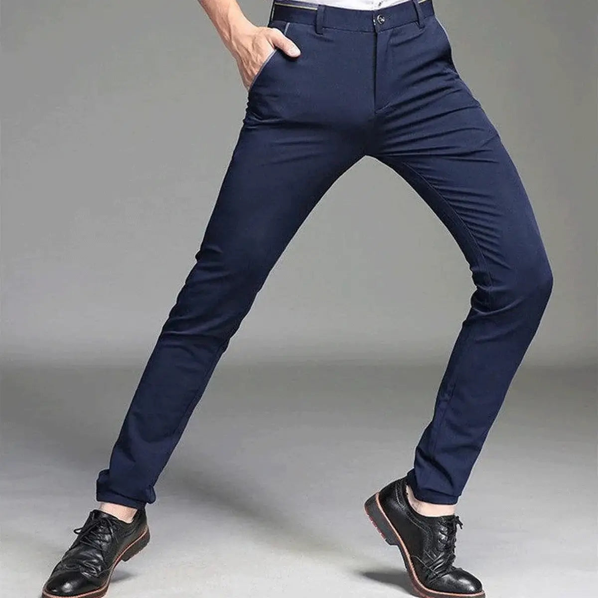 Calça Social Stretchy Luffy® (+ Cinto de Couro Grátis)