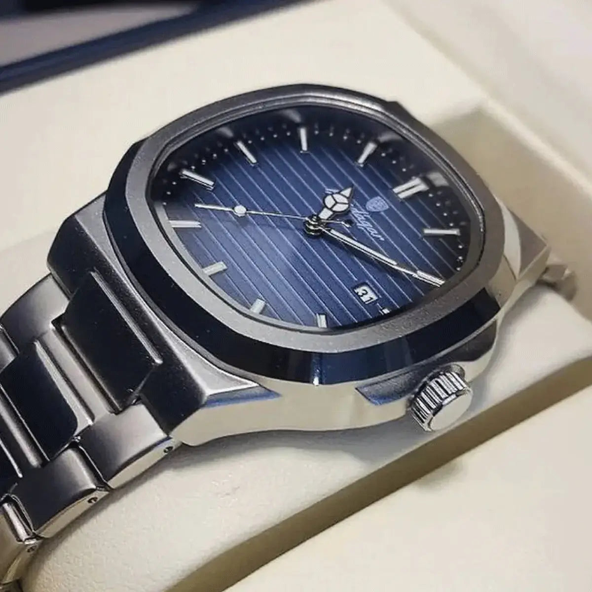 Relógio Masculino Luxe Nautilus™ com Kit de Pulseiras Grátis