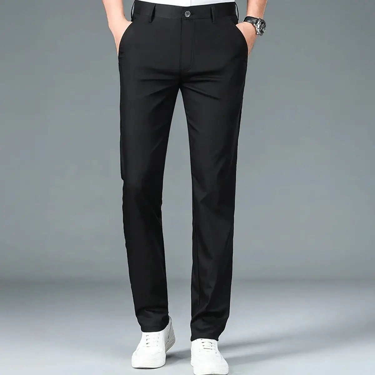 Calça Social Stretchy Luffy® (+ Cinto de Couro Grátis)