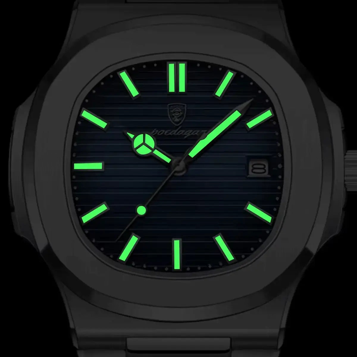 Relógio Masculino Luxe Nautilus™ com Kit de Pulseiras Grátis