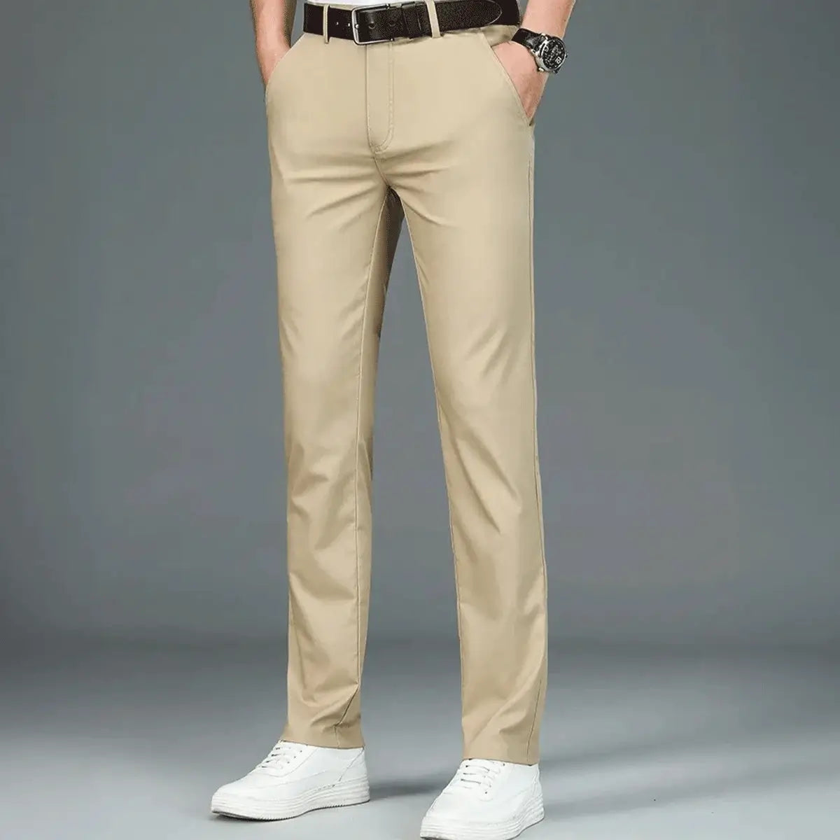 Calça Social Stretchy Luffy® (+ Cinto de Couro Grátis)