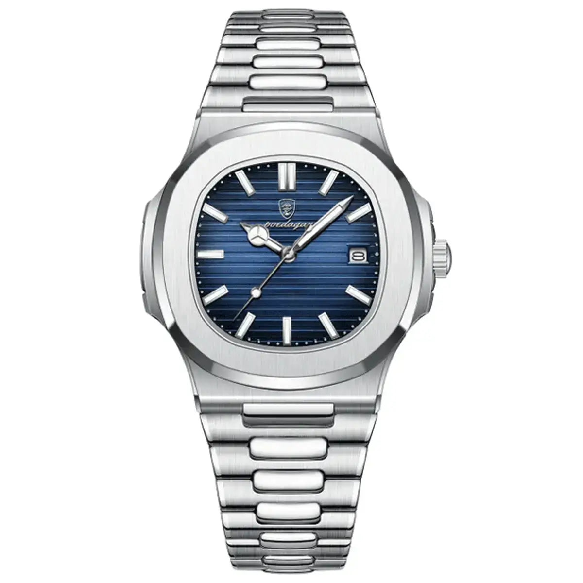 Relógio Masculino Luxe Nautilus™ com Kit de Pulseiras Grátis