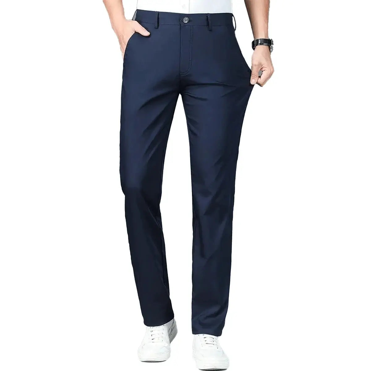Calça Social Stretchy Luffy® (+ Cinto de Couro Grátis)