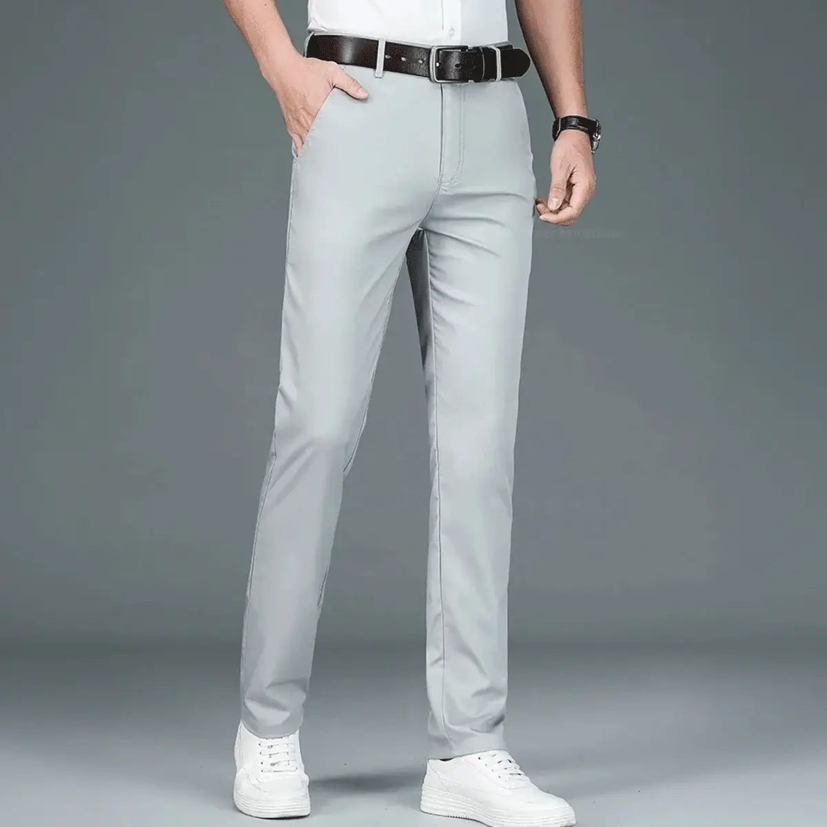 Calça Social Stretchy Luffy® (+ Cinto de Couro Grátis)