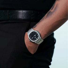 Relógio Masculino Luxe Nautilus™ com Kit de Pulseiras Grátis